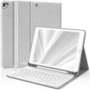 MMK iPad 10.2 Keyboard Case - 9th/8th/7th Gen - Magnetic Detachable - Black